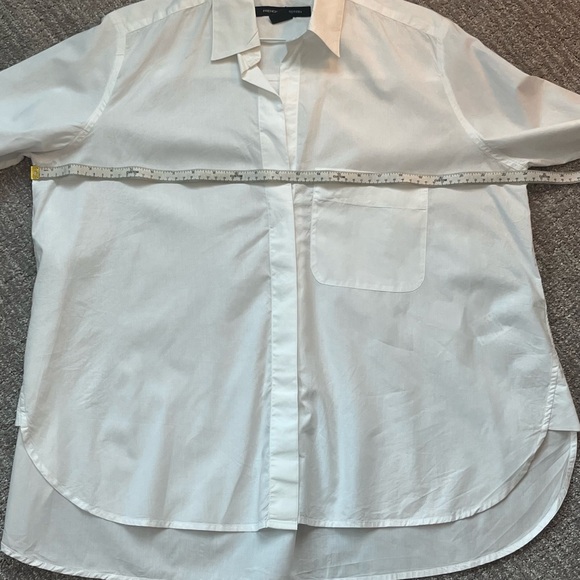 French Connection White Button Down Shirt - Picture 6 of 15